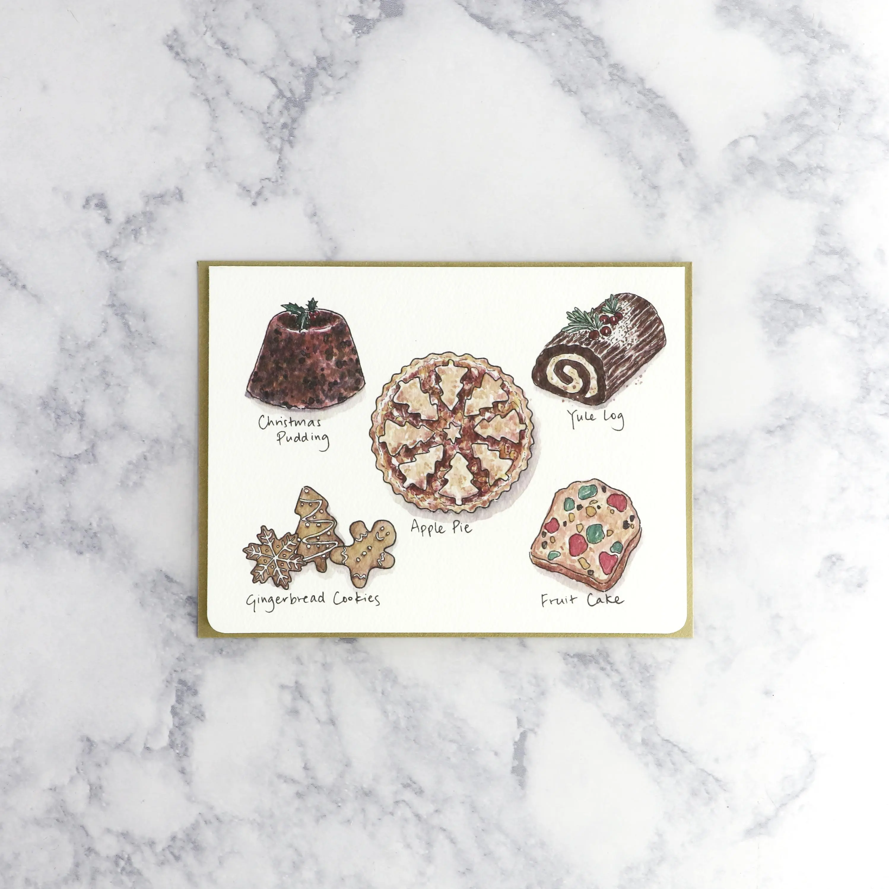 Desserts & Treats Christmas Card
