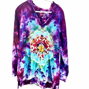 Cosmic bloom tunic tie dye - XL
