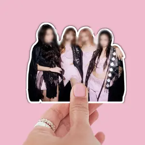 Korean Pop Girl Group Inspired Vinyl Stickers | Fan-Made Designs