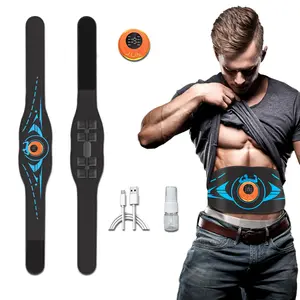 Abdominal Training Belt, Electric Abdominal Muscle Stimulator, Rechargeable Massage Belt, Fitness Strength Training Equipment, Waist Trimmer Belt