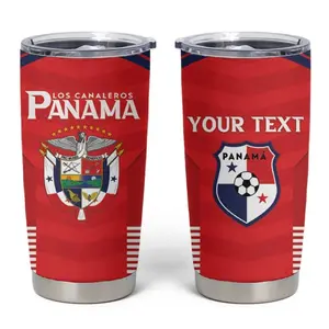 Custom Panama Football Tumbler Cup Go Los Canaleros Go