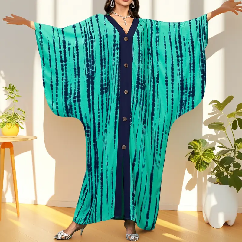 Green Blue Cyan Tie Dye