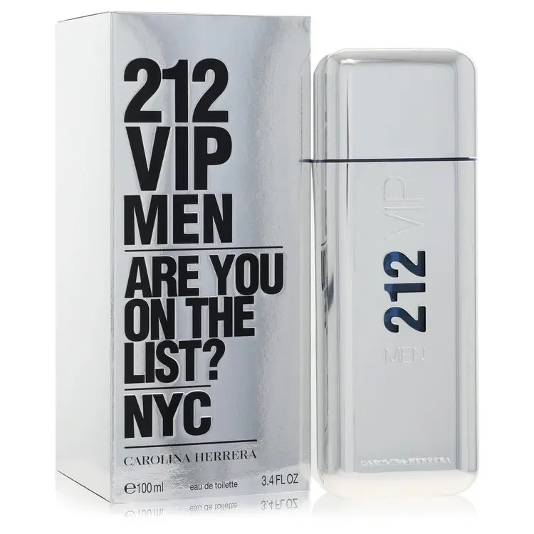 212 Vip by Carolina Herrera 3.4 Oz Eau De Toilette Spray for Men