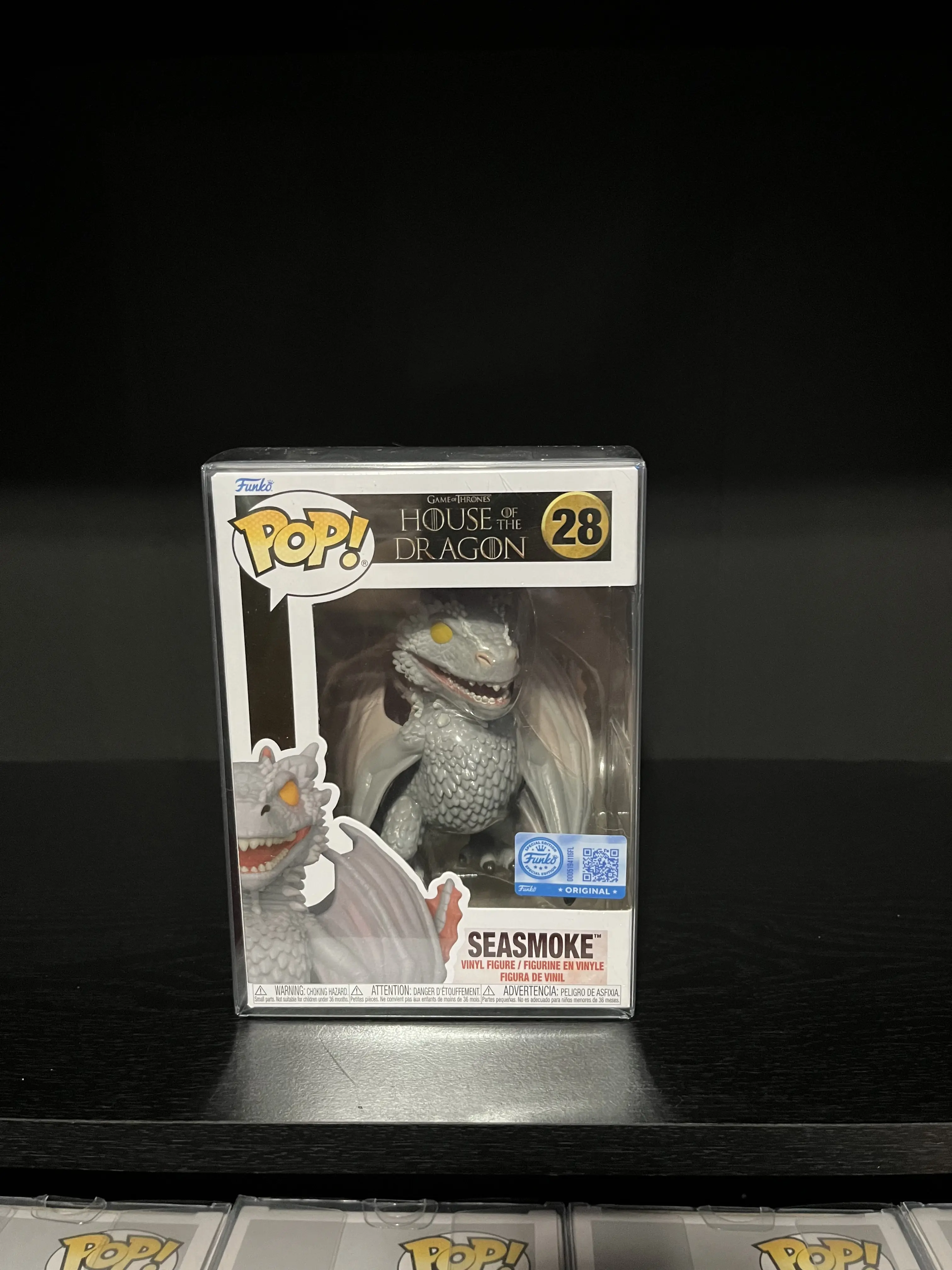 Funko Pop! House of the Dragon - Seasmoke #28 Collectible Pop Vinyl Figure with Protector