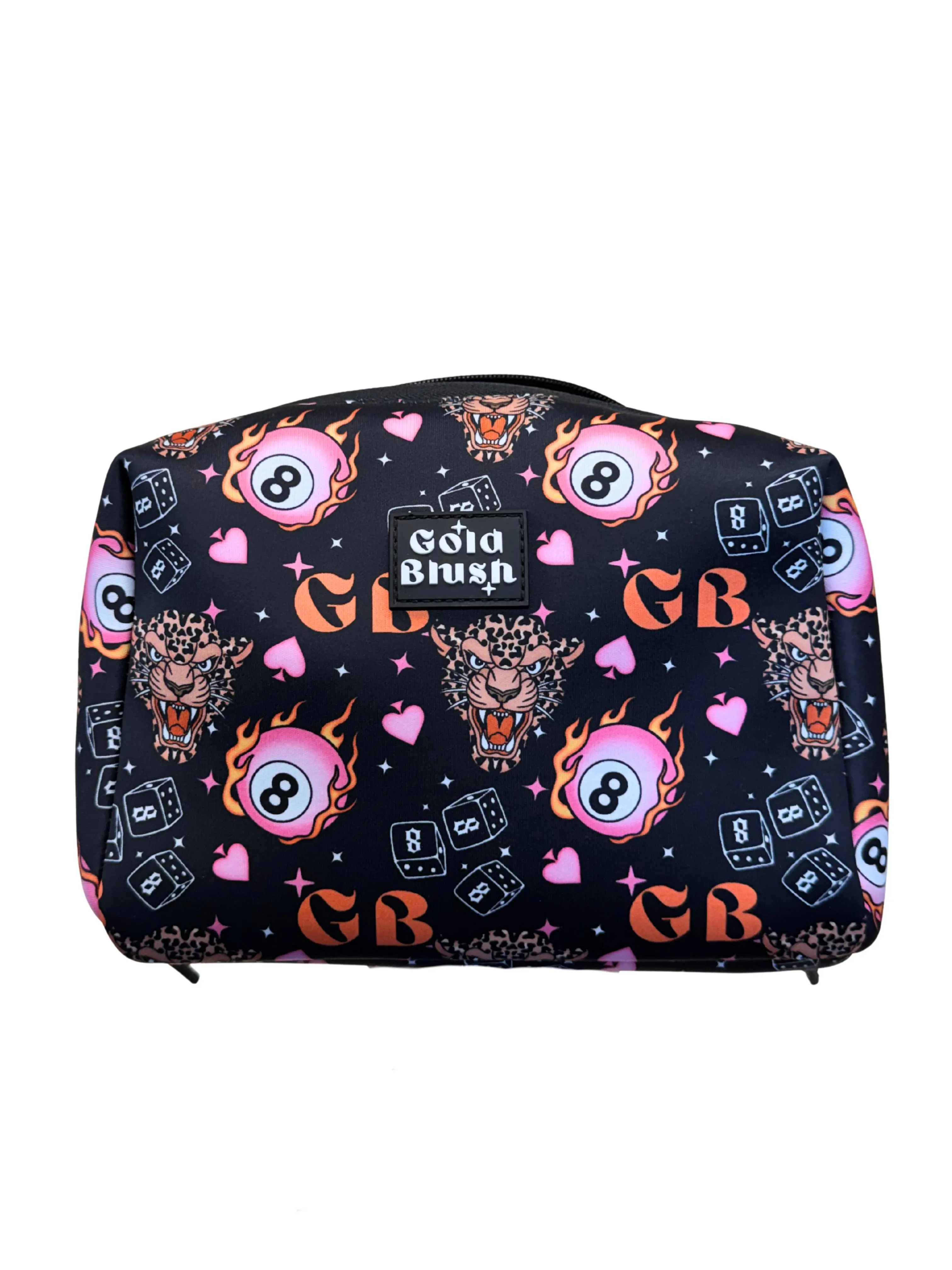 Lucky Leopard Cosmetic Bag