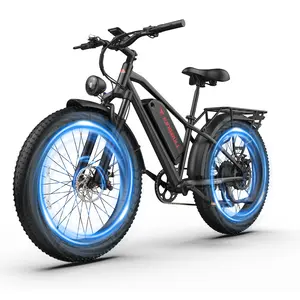 Kingbull Hunter 2.0 Adult Electric Bike, 750W Mountain Bike, Top Speed ​​28 mph, Range 55 mph, Removable Battery, Front Suspension, LCD Display, 26-inch All-Terrain Wide Tires, UL 2849 Compliant Electric Bike