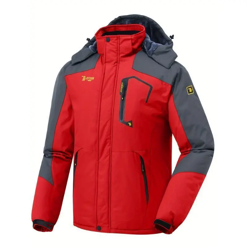 Warm Men's Waterproof Fleece Snow Ski Jacket Insulated Windbreaker Hooded Raincoat Winter Coat Mountain(Raincoats) Warm Men's Waterproof Fleece Snow Ski Jacket Insulated Windbreaker Hooded Raincoat Winter Coat Mountain(Raincoats)