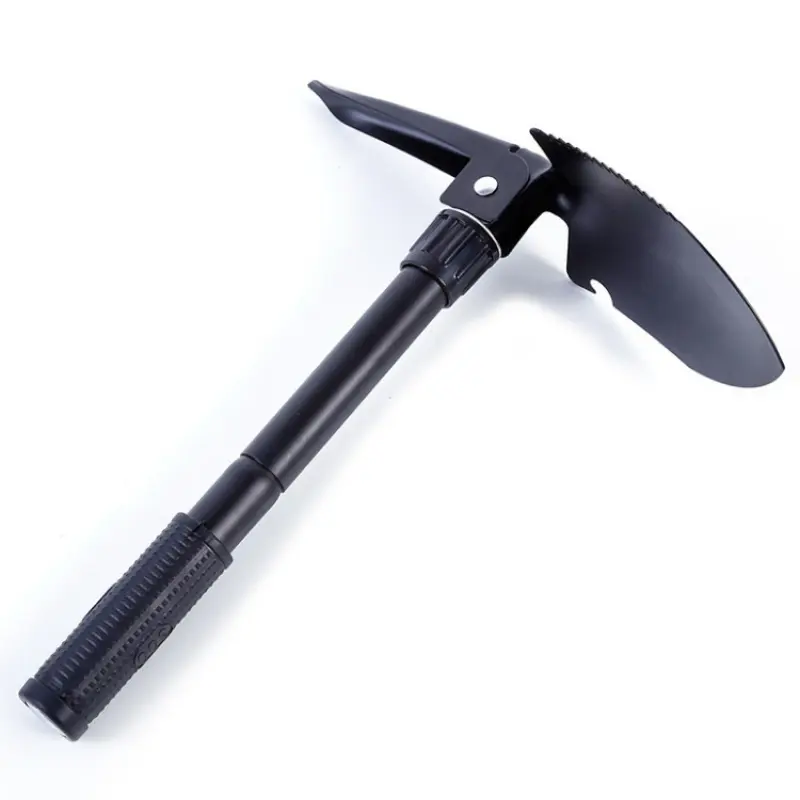 Military Tactical Shovel Foldable Survival Shovel with Picks Axe Saw for Outdoor Camping Digging Car Emergency, Tactical Multi Tool, Multipurpose Tool