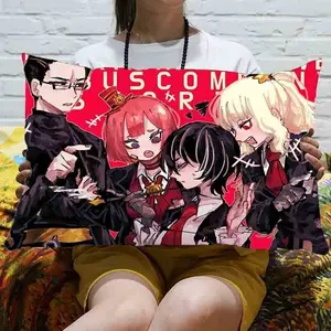 Anime Limbus Company Surrounding Plush Doll Hong Lu Faust Equal Body Pillow Half Pillow Long Backrest Cushion Sleeping Pillow