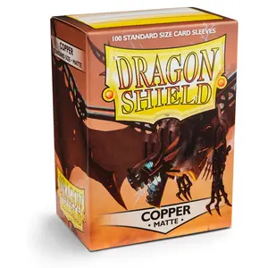 Dragon Shield Deck Protector Sleeves - Matte Copper (100 Count)