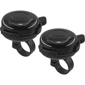 2 Pack  Bells for Adults, Loud Crisp Clear Sound, Durable  Alloy,  Bell for Adult Bikes, Easy to Install Cycling Accessories for Mountain Road and Commuter Safety