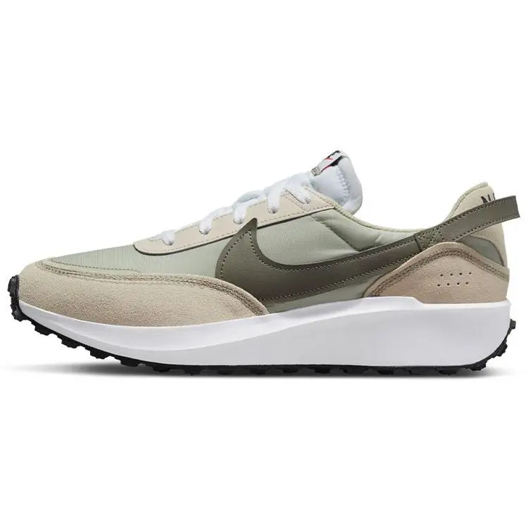 Nike Waffle Debut Light Stone Matte Olive Cushioned Durable Low Top Sneakers Men's DH9522-102