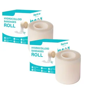 [Buy 1 Get 1 Free] Hydrocolloid Roll for Wound Care-Extra Large Cuttable Self Adhesive Waterproof Wound Care Tape for First Aid, Blister Healing, Acne & Pimple Patches Healthcare Acne Pimple Patch Bandaids (60"x1.96")