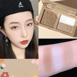 3-in-1 Highlighter, Contour – Natural Makeup Tool set