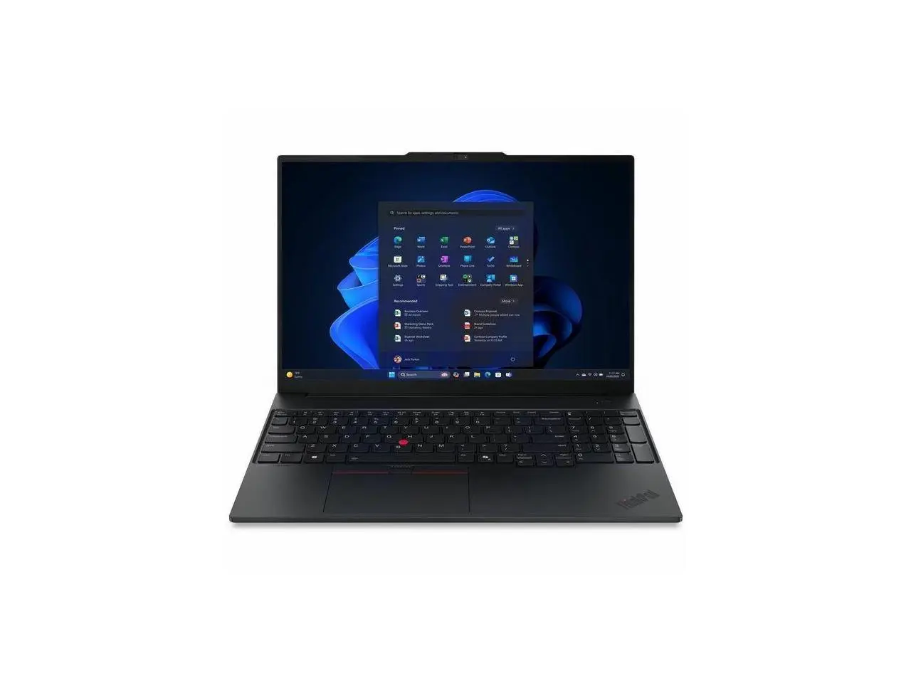 Lenovo ThinkPad E16 Gen 3 21SR0033US 16" Notebook - Intel Core Ultra 7 255H - 16 GB - 512 GB SSD - Windows 11 Pro - Intel Arc 140T GPU - Webcam - IEEE 802.11ax Wireless LAN Standard