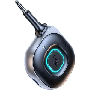 Airplane Bluetooth Adapter for Headphones, BluetoothTransmitter for TV to Headphones, 3.5mm Car Adapter forHandsfree Call Music, Audio Receiver for Home Speaker, Bluetooth Transmitter Receiver