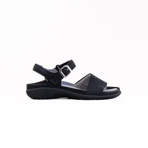 Naot Nagoya (Women's) - Ebony Nubuck/Black Leather