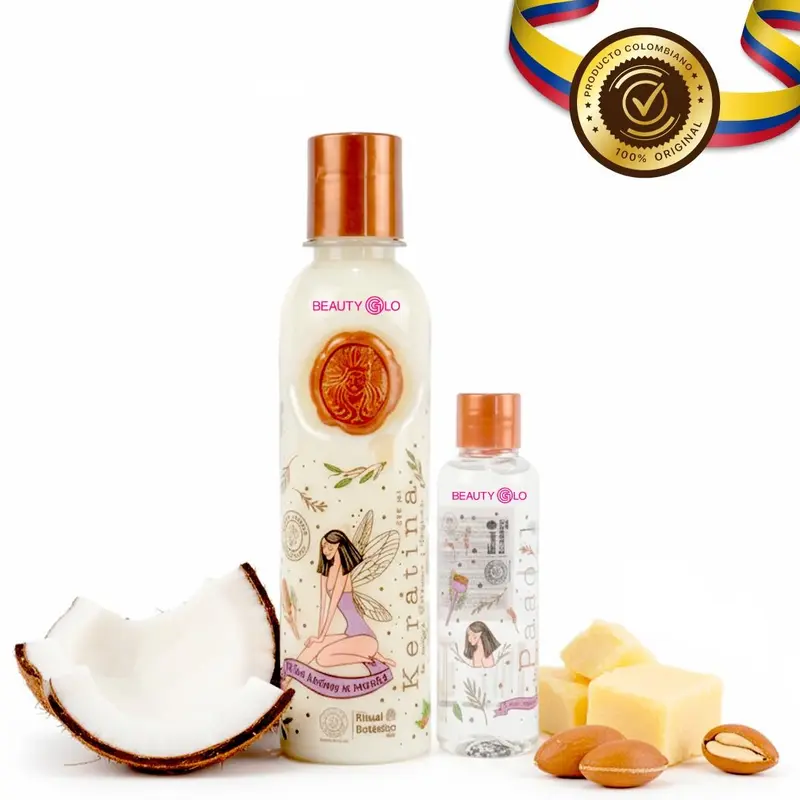 Ritual Botanico Organic Keratina Hair Relaxer 8.5 oz/250 ml | 12 Oils & Amino Acids and formaldehyde-free