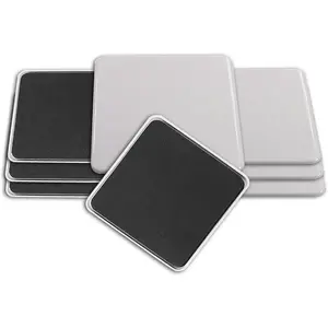 4pcs 5" Reusable Large Square Heavy-Duty Furniture Sliders for Carpet, Moving Pads for Easily Moving Heavy Furniture