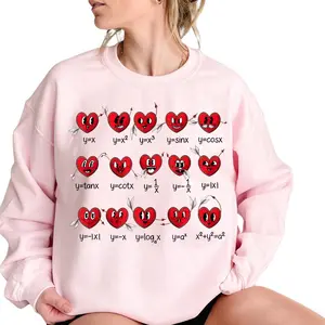 Math Teacher Valentines Sweatshirt, Nerdy Boyfriend Gift, Valentines Gifts For Math Lover, Math Student Gift, Math Equation All You Need is Love Sweatshirt, Valentines Gifts For Math Teacher, Funny Teacher Shirts, Valentines Day Shirt For Math Teacher