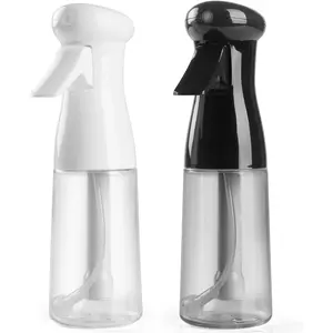 Spray Bottle For Hair, Continuous Mister Empty Spray Bottles, Ultra Fine Mist Water Sprayer for Hairstyling, Cleaning, Plants, Pets, Barbers, Salons, Essential Oil Scents - 2 Pack 6.8 OZ