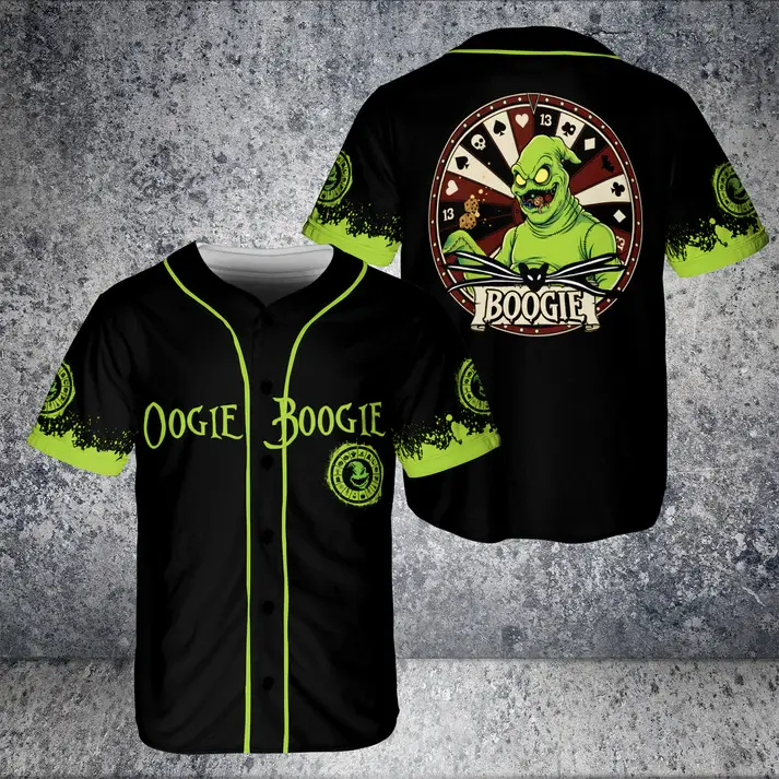 Nightmare Before Baseball Jersey Monster Baseball Jersey Halloween Jersey Shirt Horror Character Baseball Shirt Gifts