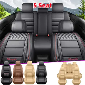 New Style Car Seat Covers Waterproof Wear-Resistant PU Leather Five-Seat Full-Body Comfortable Durable Full-Wrap Seat Covers