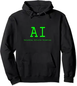 AI: Unlocking Infinite Potential Pullover Hoodie - Griseldatu Shop 33B0C7LRL8V9