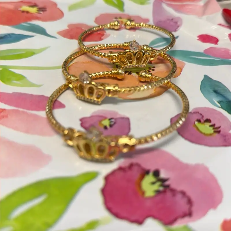 Princess Crown Cuff fashion  bangle  1 bangle NO SETS