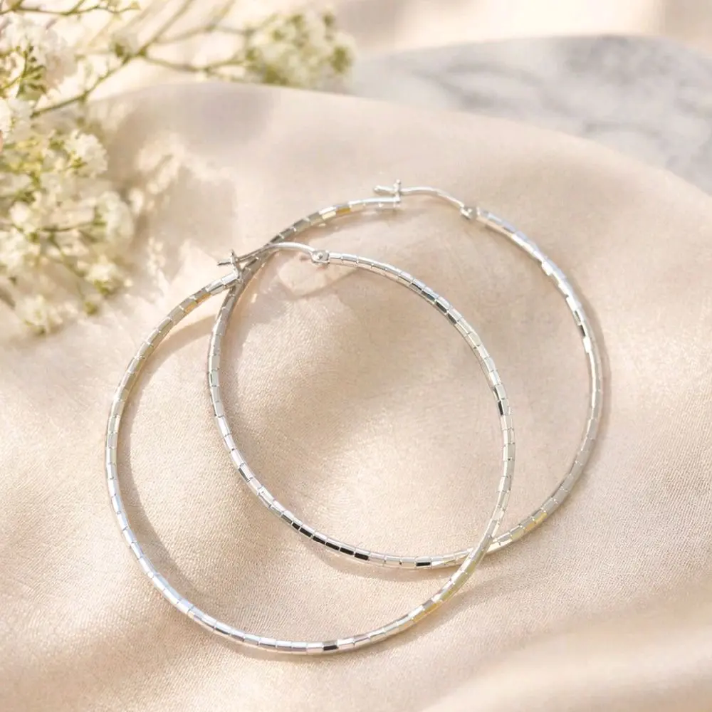 Arracadas buchonas plata 925