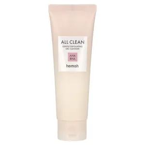 Heimish All Clean, Gentle Exfoliating Gel Cleanser, AHA BHA, 4.39 fl oz (130 ml)