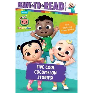 Five Cool Cocomelon Stories!: I Like School!; This Is the Way We Play; The Balloon Boat Race!; Hide-And-Seek Fun!; Cece Has a Little Cat -- Maggie Testa - Paperback