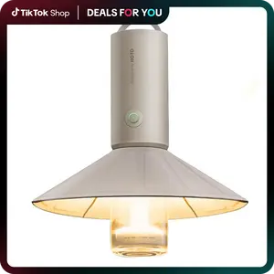 【Deals for You Days】HOTO 3in1 Outdoor Camping Flashlight Rechargeable 3200mAh Water Resistant LED Flashlight with Hook Design for Camping Outdoor Emergency Christmas Gift Hiking Gear Travel Accessory