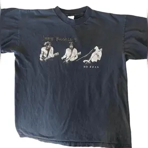 Jeff Buckley So Real 1994 Tour Black Tshirt Cotton Tee One Style