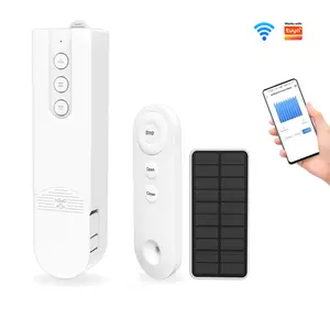 Smart WiFi Electric Roller Blind Kit with Solar Panel, APP & Voice Control, Compatible with Alexa, Quiet Operation, Multiple Models Available, Home