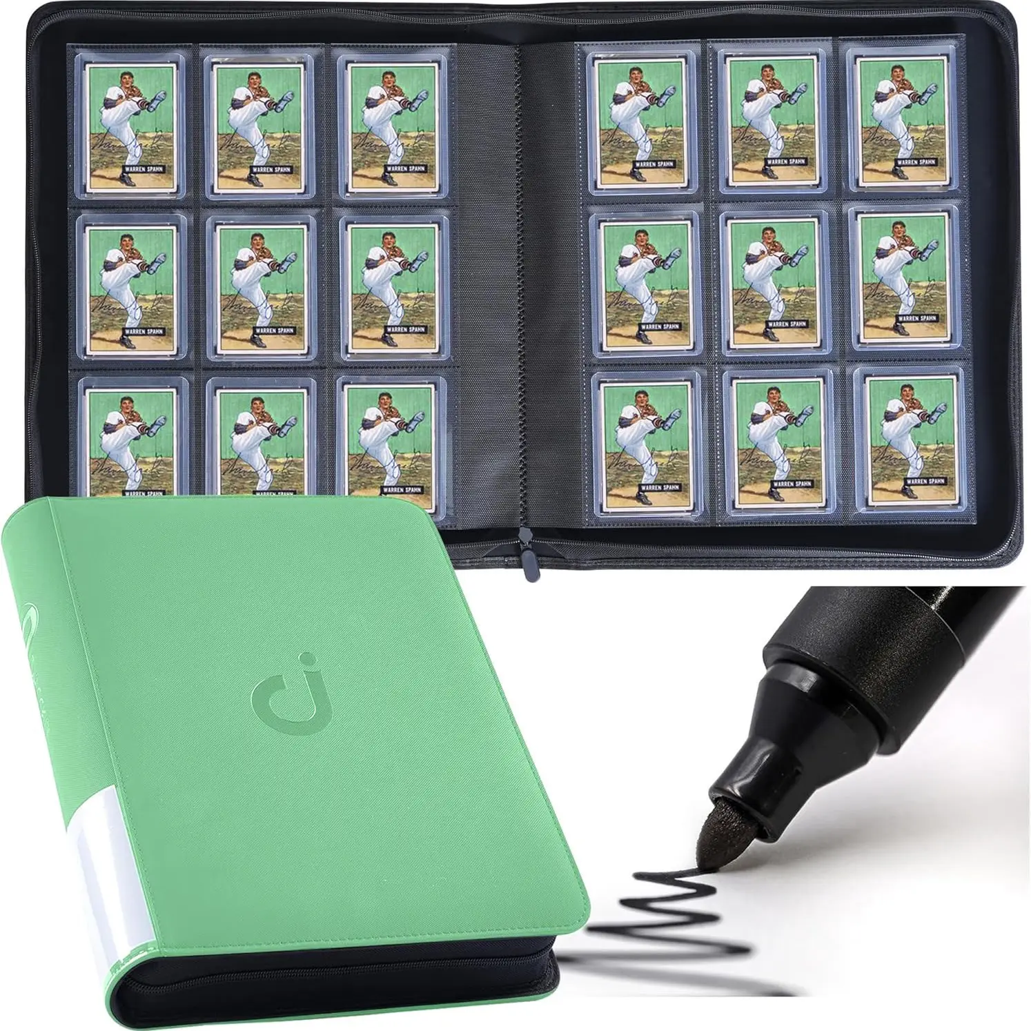 Toploader Binder, Holds 288 Toploaders, 9 Pocket Top Loader Binders with  Sleeves, 3x4 Inch Rigid Card Holders for Trading & Sports Cards, Trading  Card Album - TikTok Shop