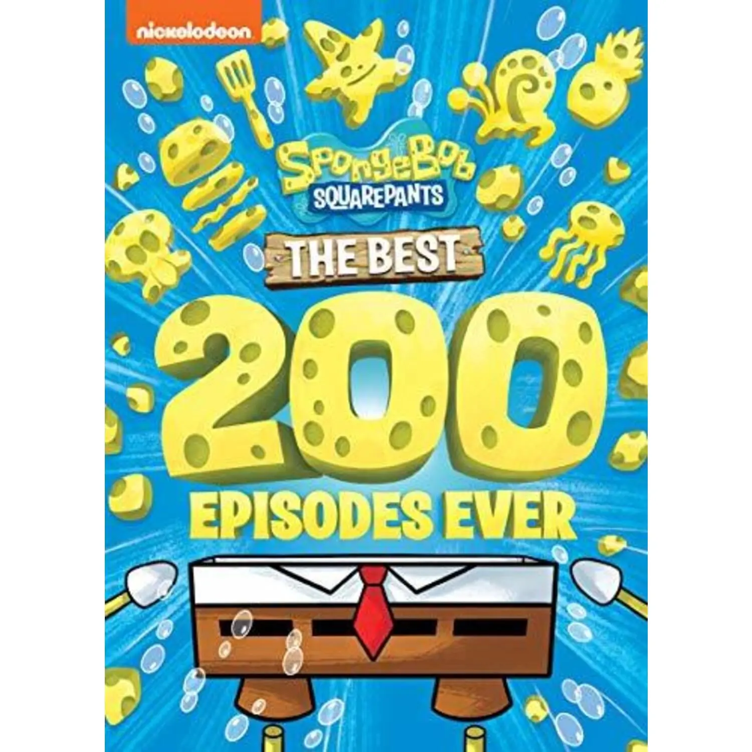 SpongeBob SquarePants: The Best 200 Episodes Ever!  [DVD Video Disc] Boxed Set, Full Frame, Gift Set, Slipsleeve Packaging