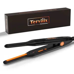 Terviiix Pencil Flat Iron with Adjustable Temp, Orange