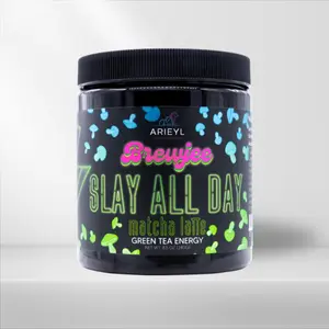 Arieyl's Brewjee-  Slay All Day Mushroom Drink Powder - Matcha Latte