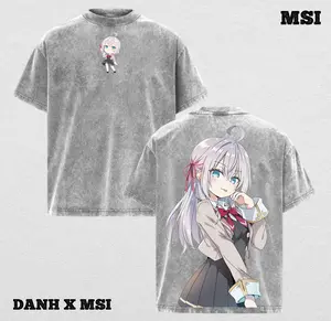 Alya Kujou | Alya Sometimes Hides Her Feelings in Russian Washed Tee Streetwear Tee Hoodie “Russian Whisper — A Voice That Reveals Hidden Love” — For Anime Fans, For Drops That Radiate Secret Passion