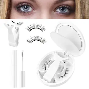Magnetic Eyelash Kit with Applicator Waterproof Reusable No Glue Needed Easy Application for Beginners Natural Fit Flexible Soft Material