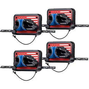 Ski Rack Wall Mount Ski & Snowboard Skateboard Wall Mount Fits Any Board holder Up to 25lbs Vertical Ski Storage Rack for Home & Garage Space-Saving Winter Gear Organizer 4Pack