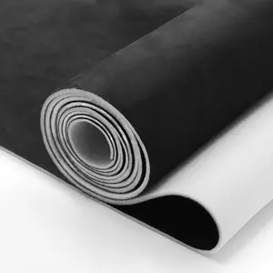 Black Suede Headliner Fabric 54" L × 60" W with 3.5mm Foam Backing Material Automotive Interior Roof Replacement for Car, SUV, Truck, RV Marine Interiors, Door Panels, Headliners DIY