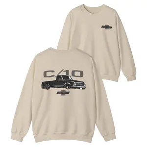 Chevrolet C10 Sweatshirt, Classic Pickup Truck Graphic Pullover, Auto Enthusiast Gift, Streetwear Car Lover Merch