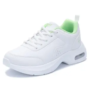 AOV Summer  Women's Air Arch Support Walking Shoes Lightweight Fashion Sneakers Leather Platform Tennis Shoes Comfaotable Casual Chunky Wedge Sneakers