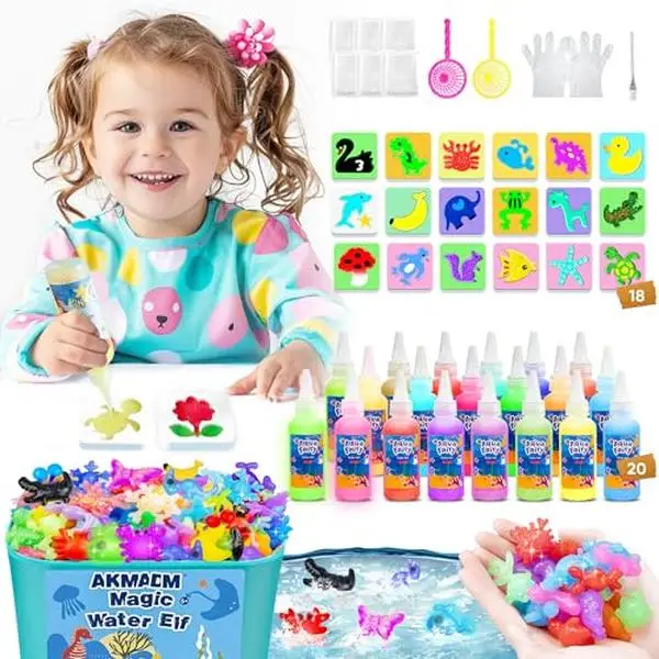 DIY Magic Water Fairy Toy Set for Kids, Handmade Water Toy Creation Kit, Water Fairy Set, Non-Toxic and Environmentally Friendly