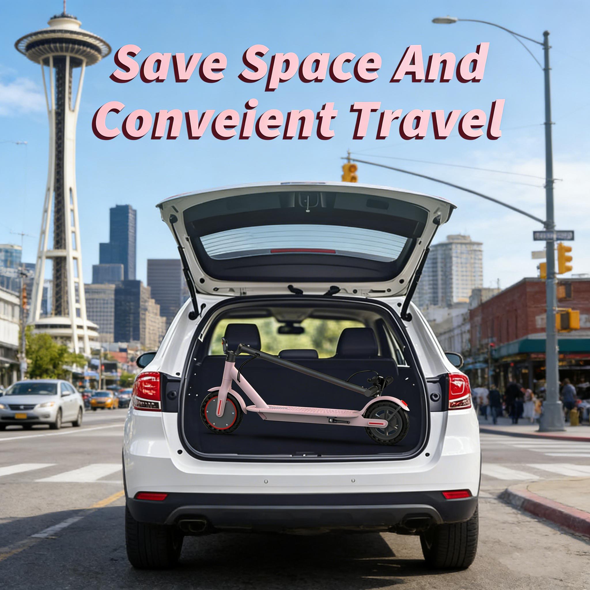 Electric Scooter,8.5" Tires,350W Motor,Up to 19MPH Max Speed,Portable Electric Scooter with Light, Suitable for Female Girls,Halloween Gifts Electric Scooter,8.5" Tires,350W Motor,Up to 19MPH Max Speed,Portable Electric Scooter with Light, Suitable for Female Girls,Halloween Gifts