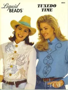 USED-Liquid Beads : Tuxedo Time - Iron-On Pattern Book (Plaid #8830) by Plaid (Paperback)