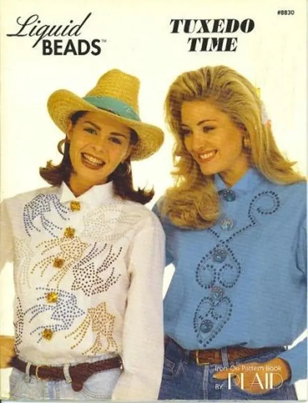 USED-Liquid Beads : Tuxedo Time - Iron-On Pattern Book (Plaid #8830) by Plaid (Paperback)
