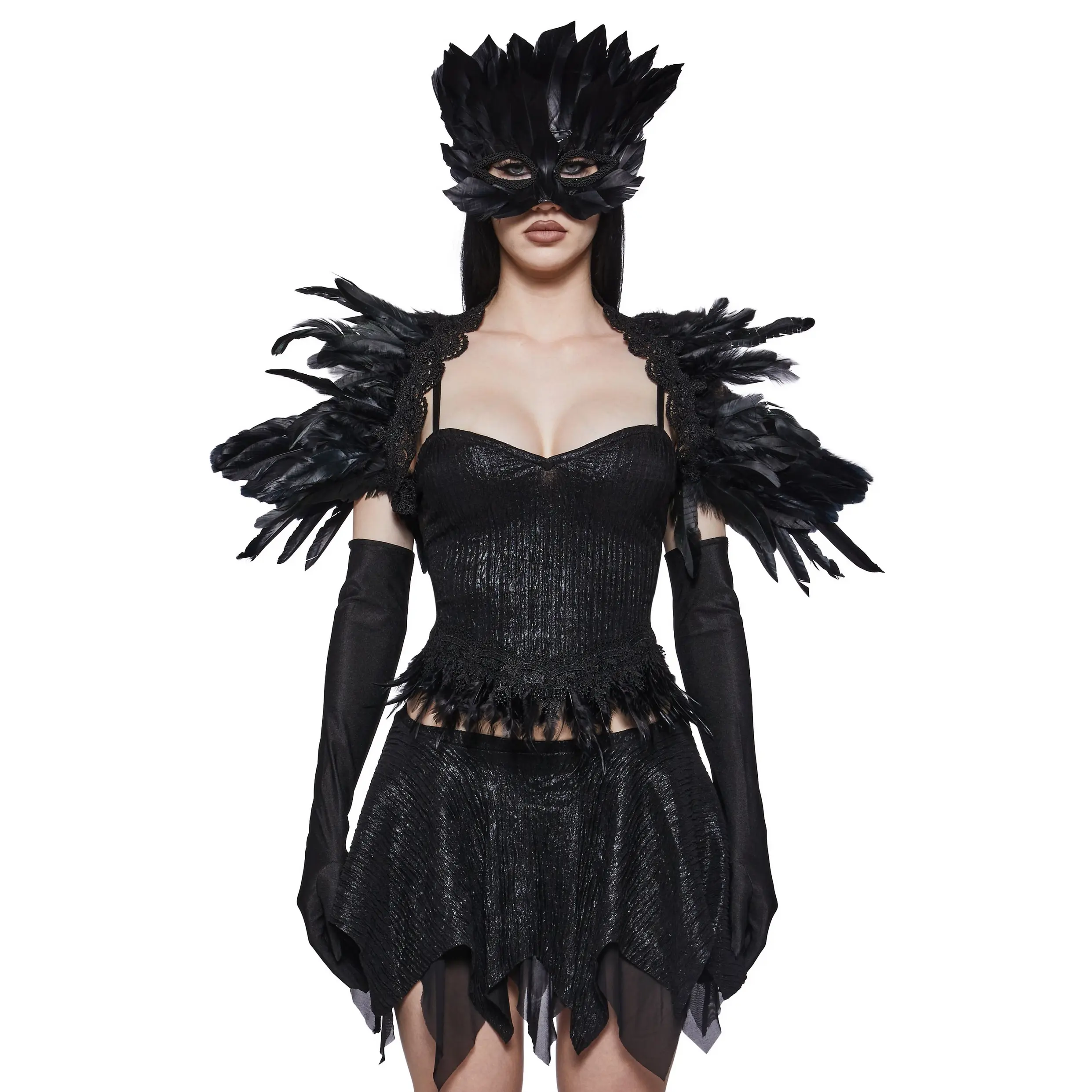 Crow Feather Costume Crow Feather Costume